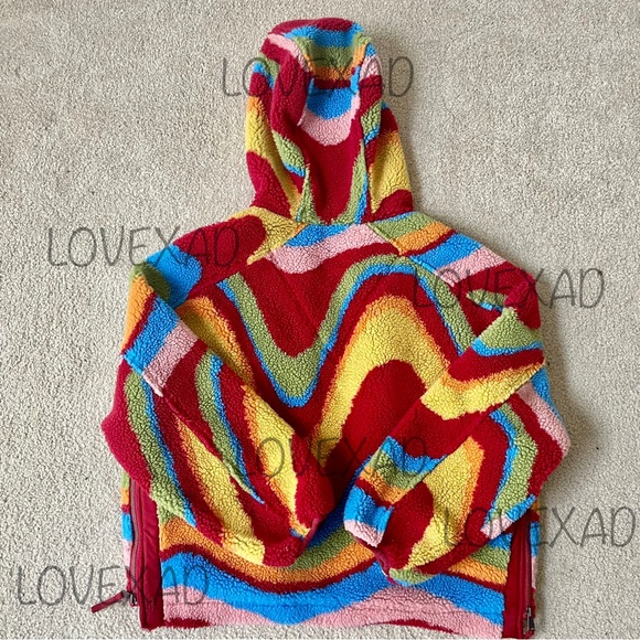 SOLD ‼️ Free people mountain air jacket fall winter coat designer rainbow hoodie - Picture 2 of 12